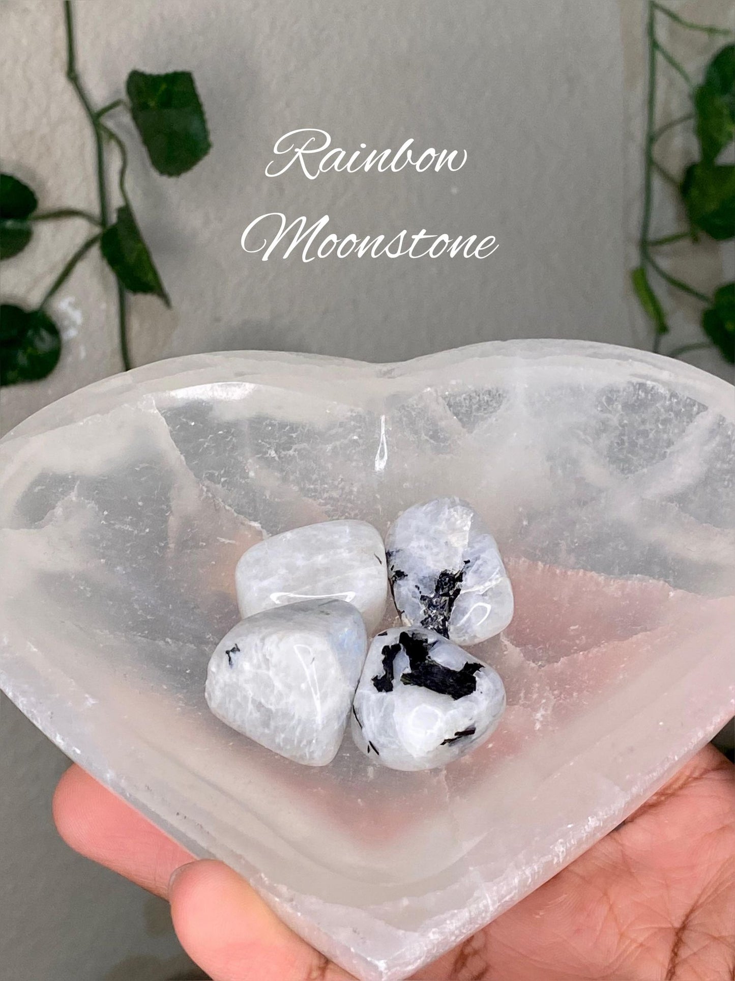 Rainbow Moonstone Tumbles