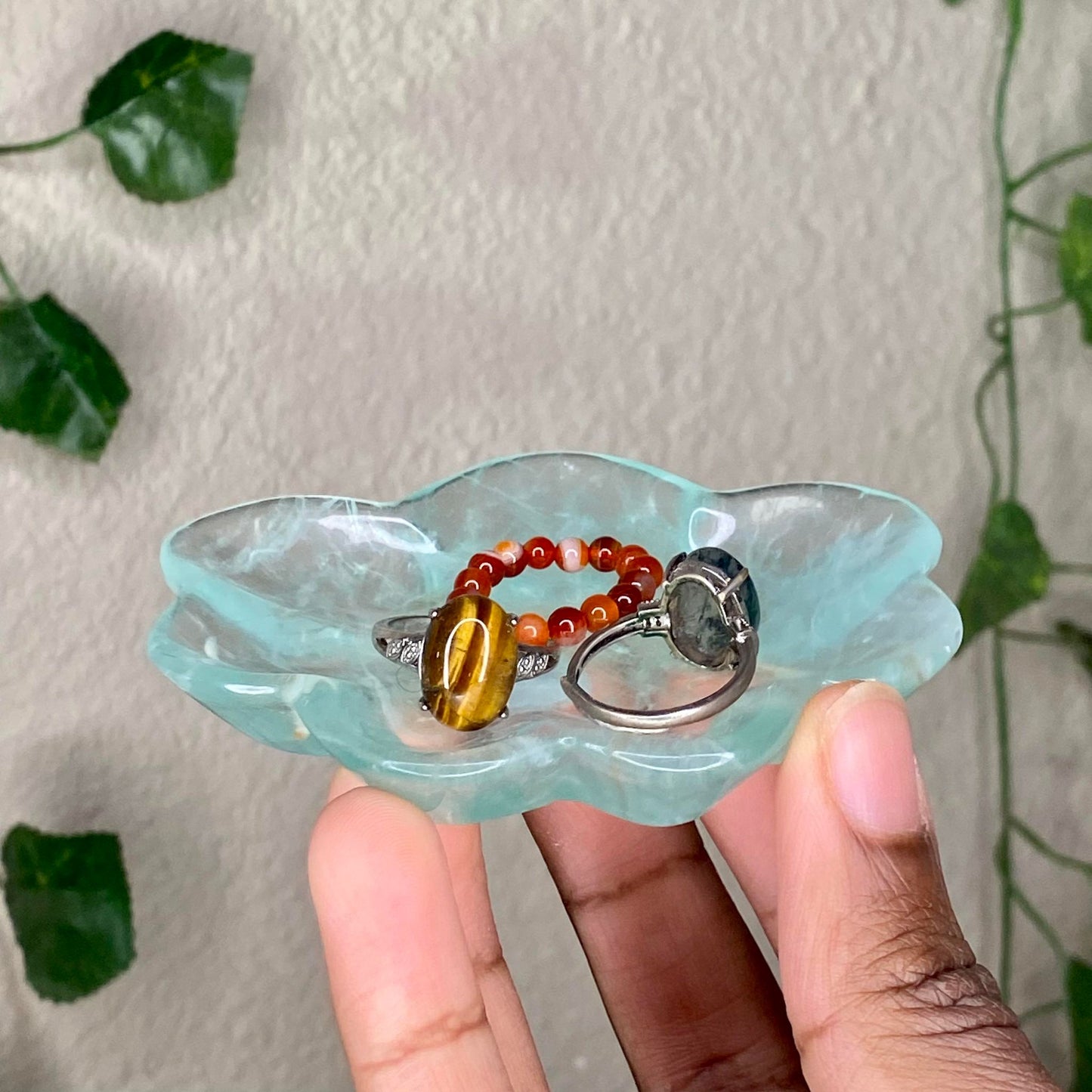 Fluorite Flower Bowls
