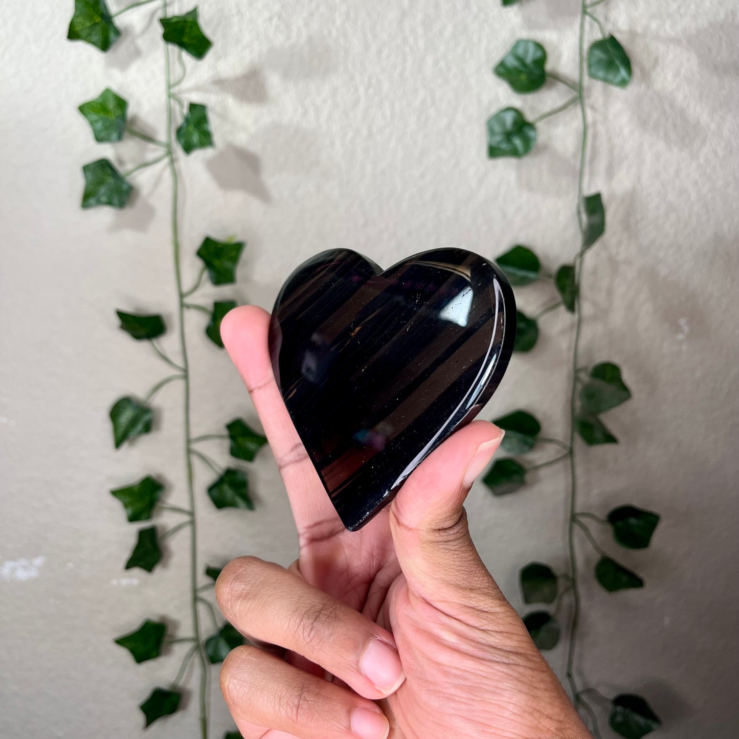 Midnight Lace Obsidian Hearts