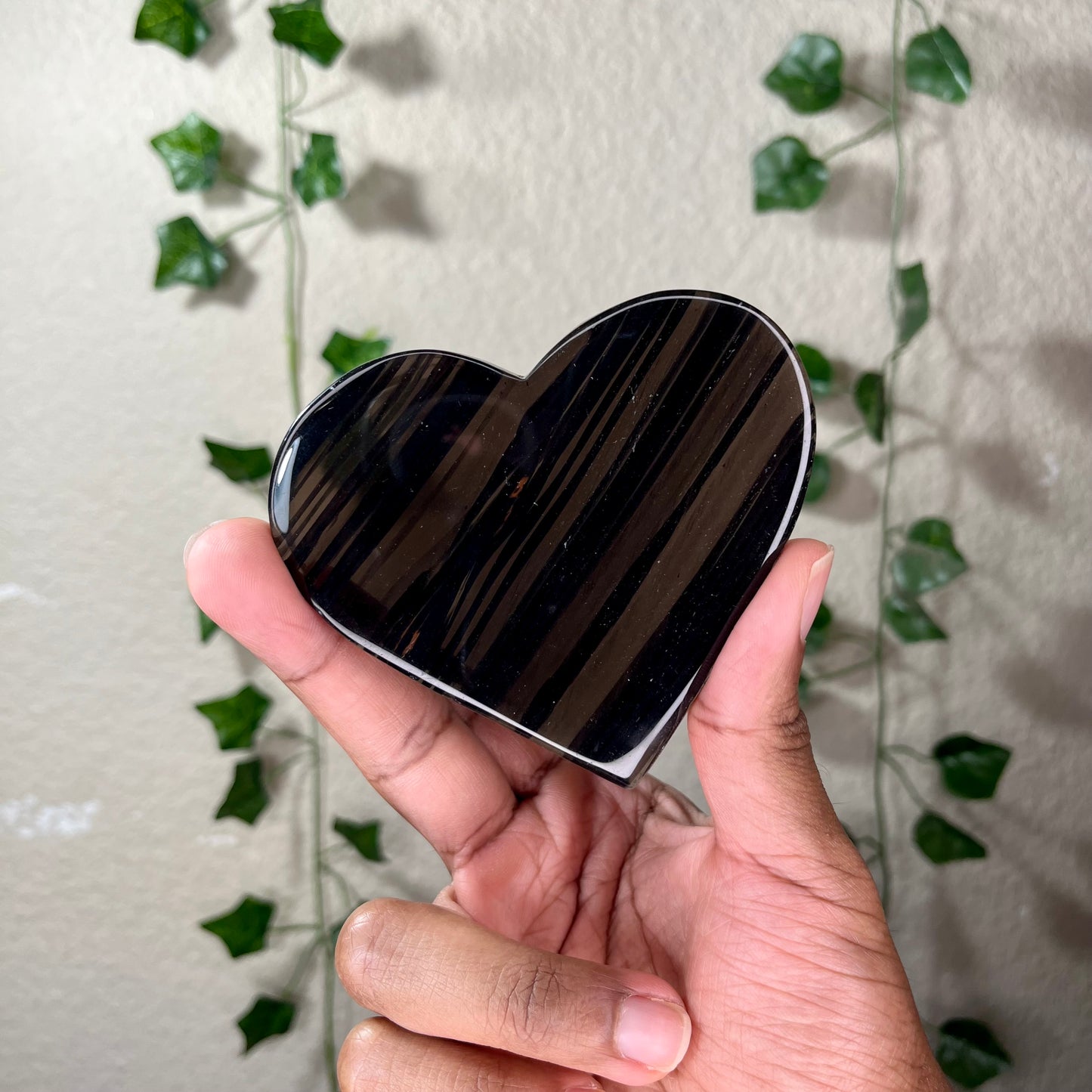 Midnight Lace Obsidian Hearts