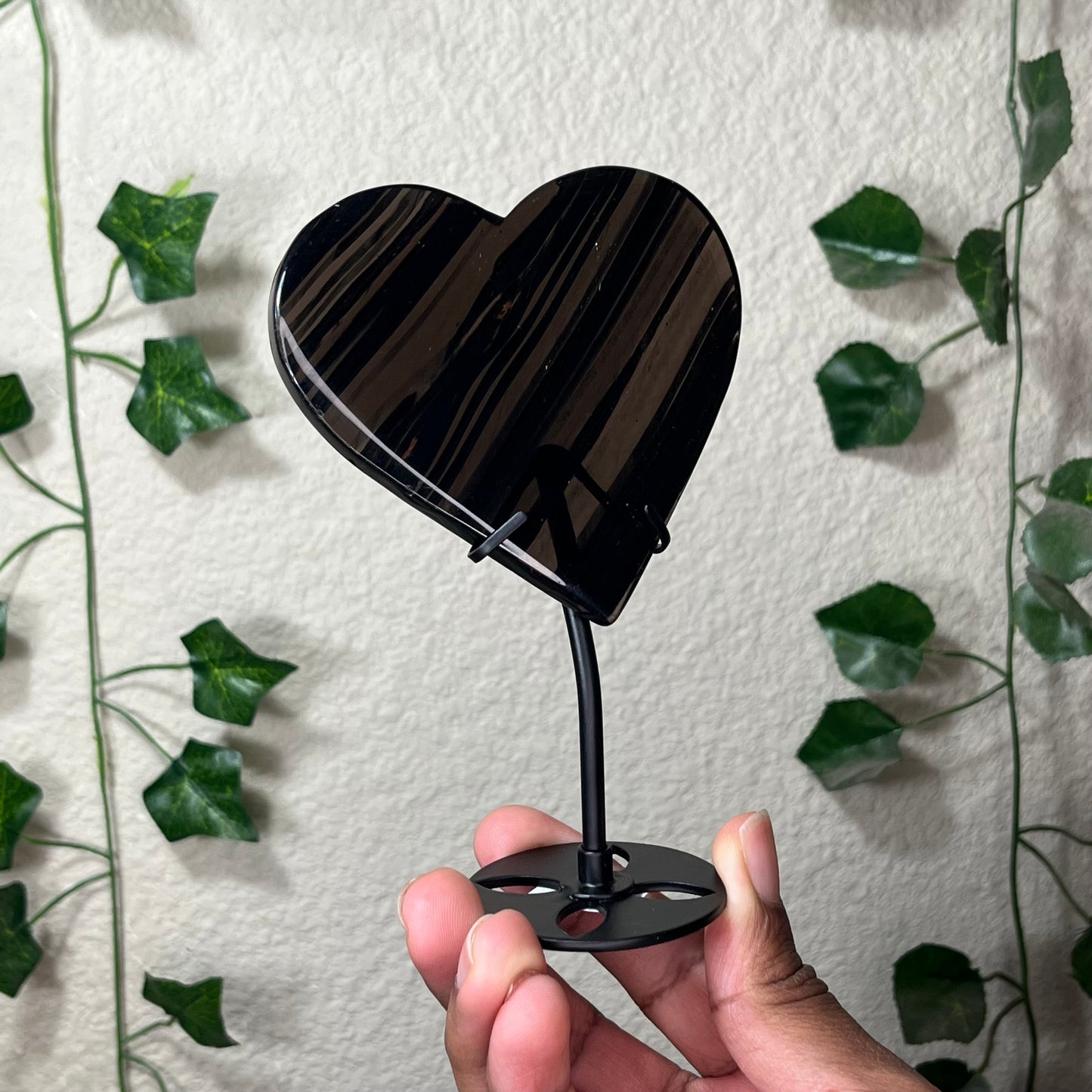 Midnight Lace Obsidian Hearts