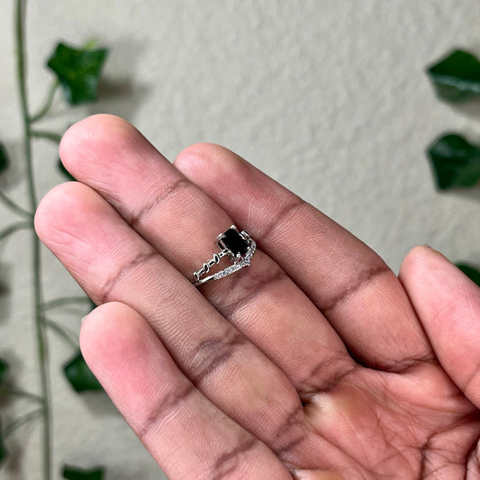 Black Spinel Rings