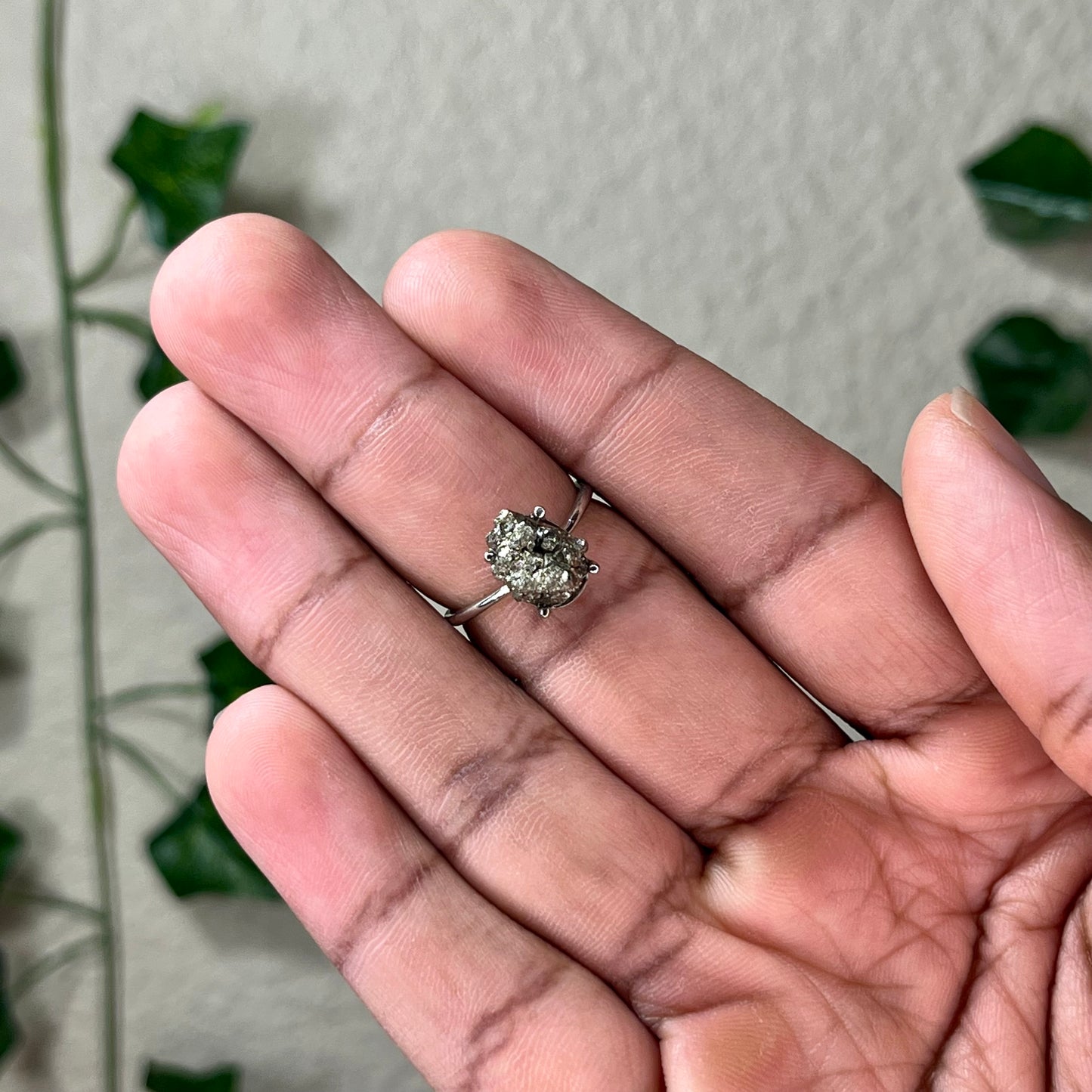 Raw Pyrite Rings