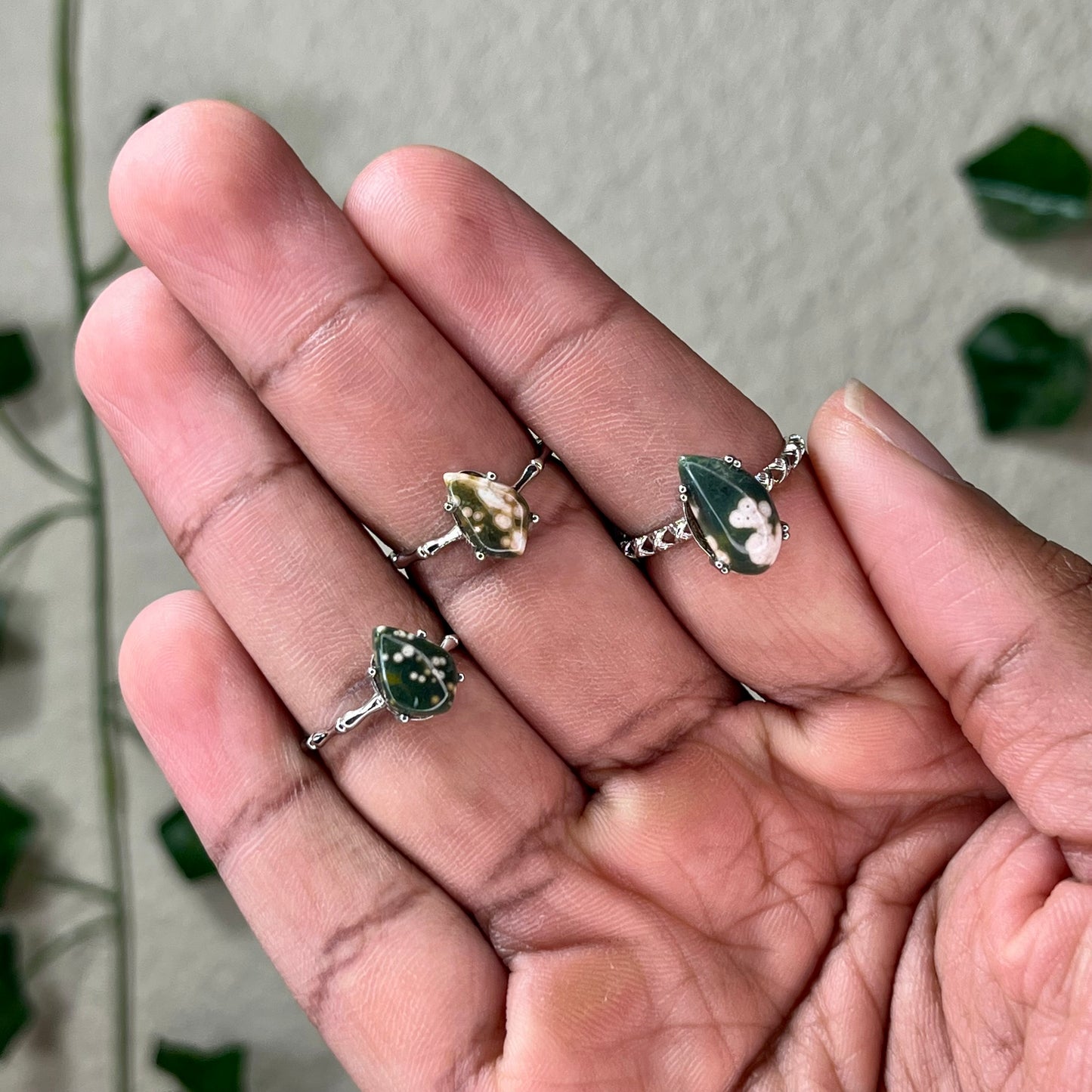 Ocean Jasper Rings