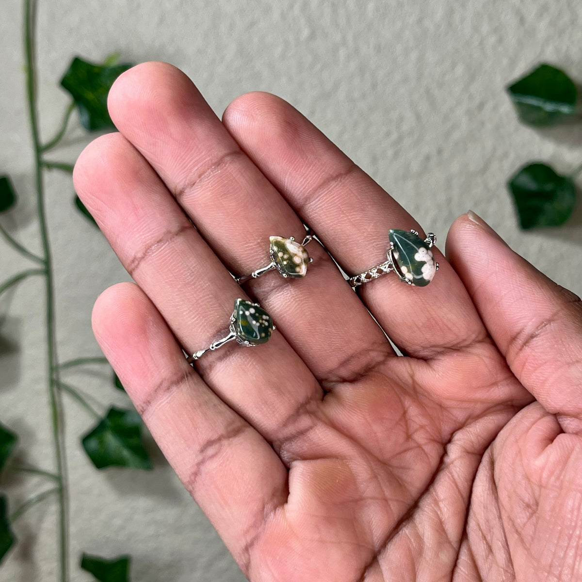 Ocean Jasper Rings