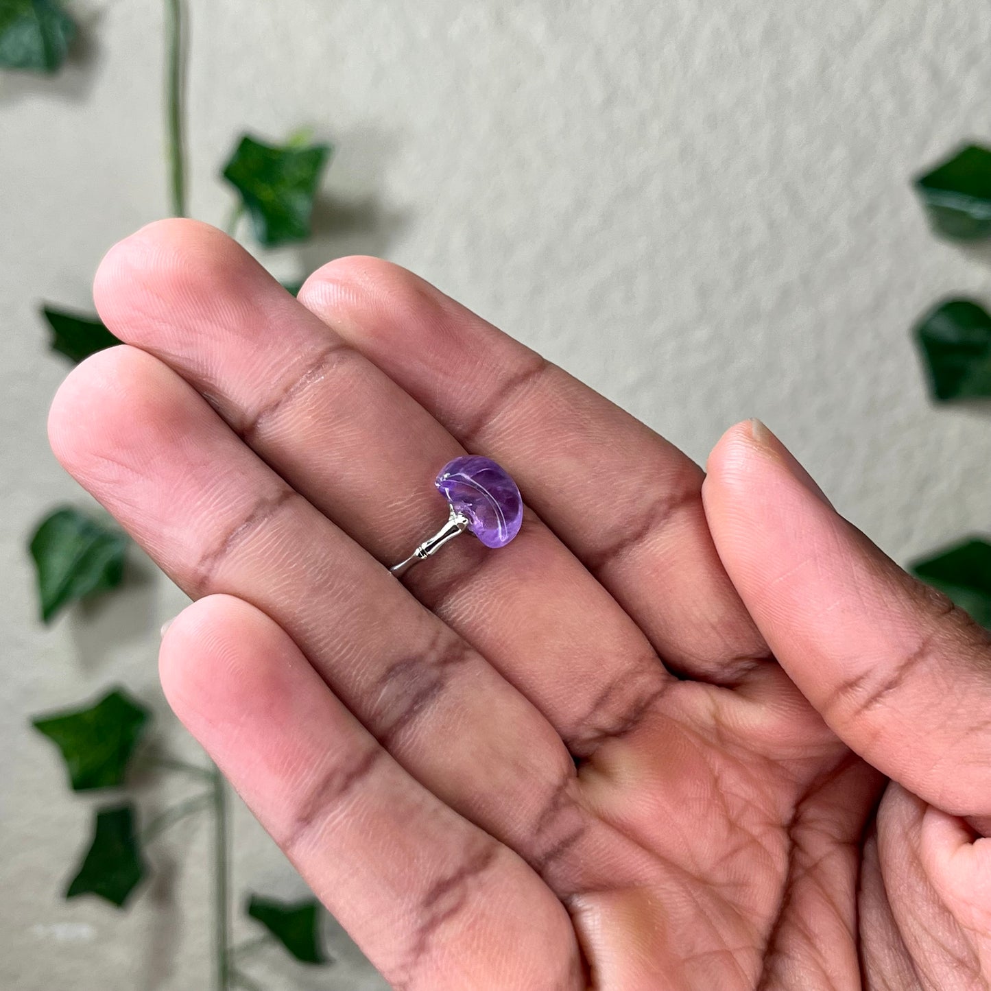 Amethyst Star and Moon Rings