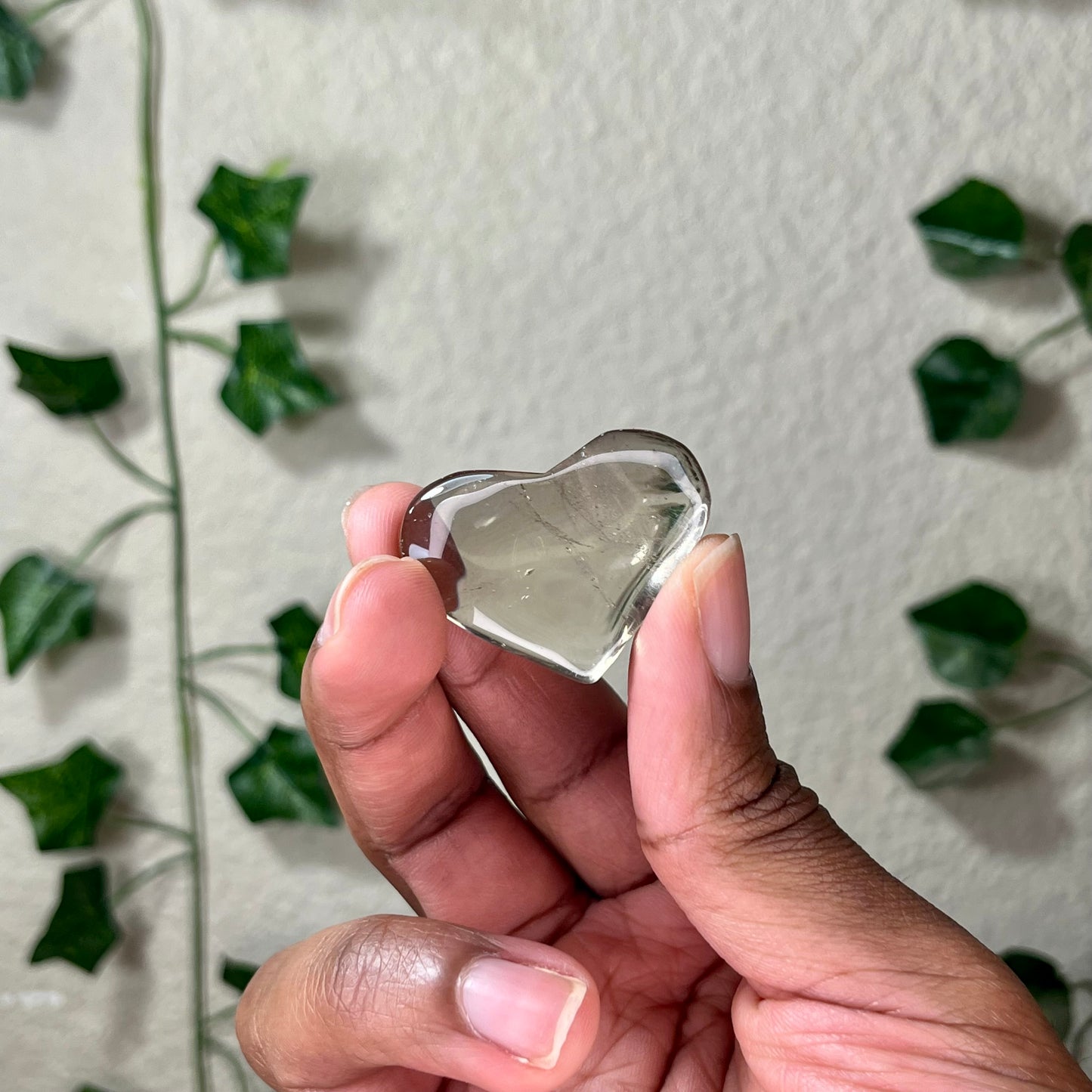 Smokey Quartz Hearts