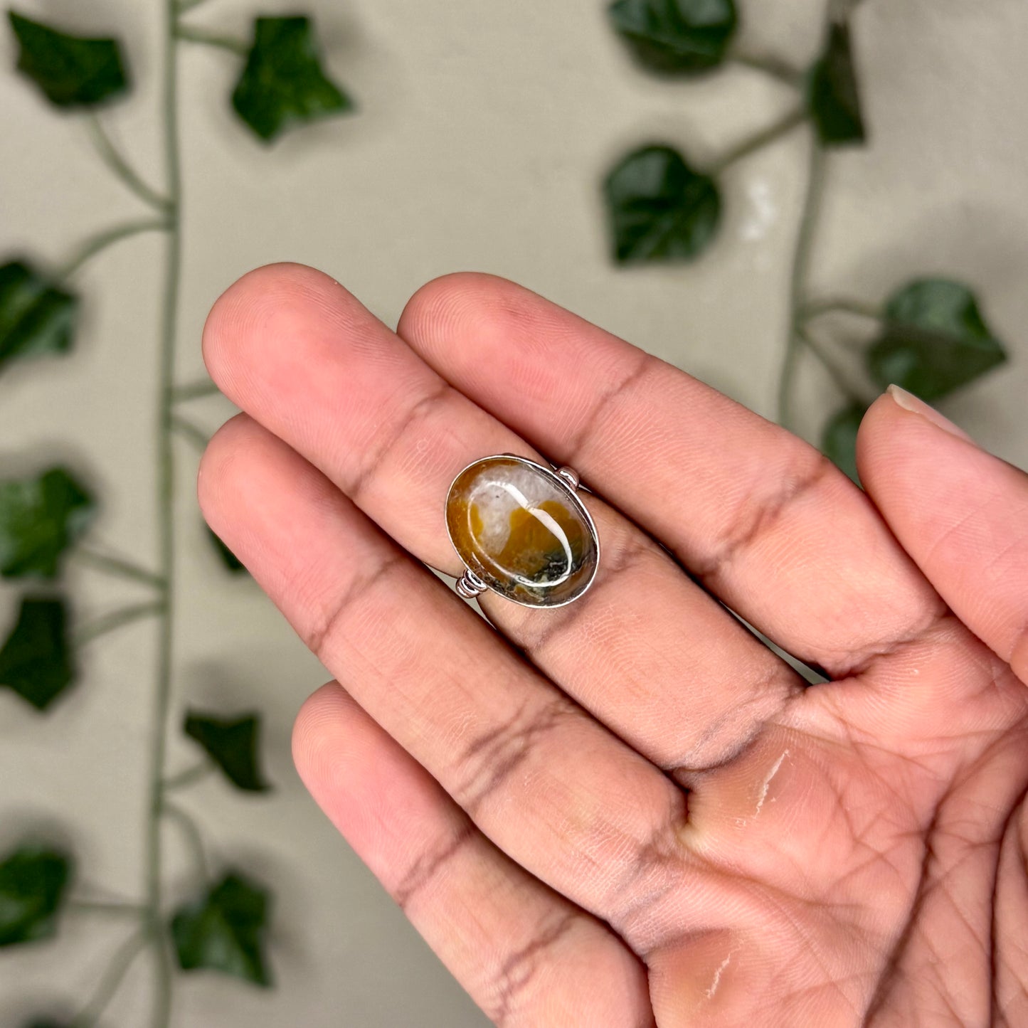 Moss Agate Rings
