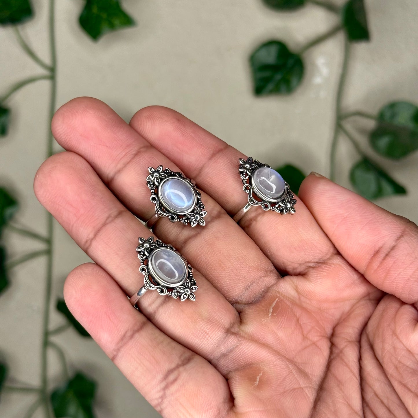 Moonstone Rings