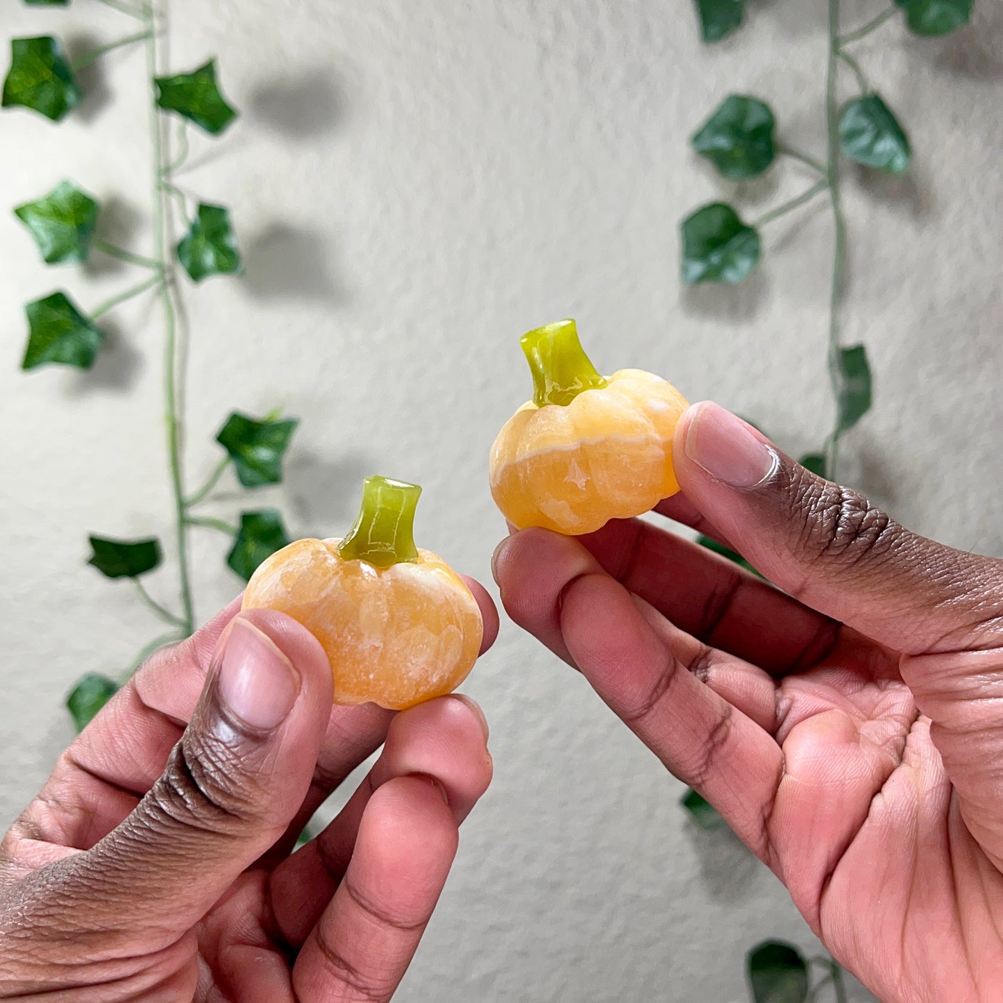 Orange Calcite Pumpkins