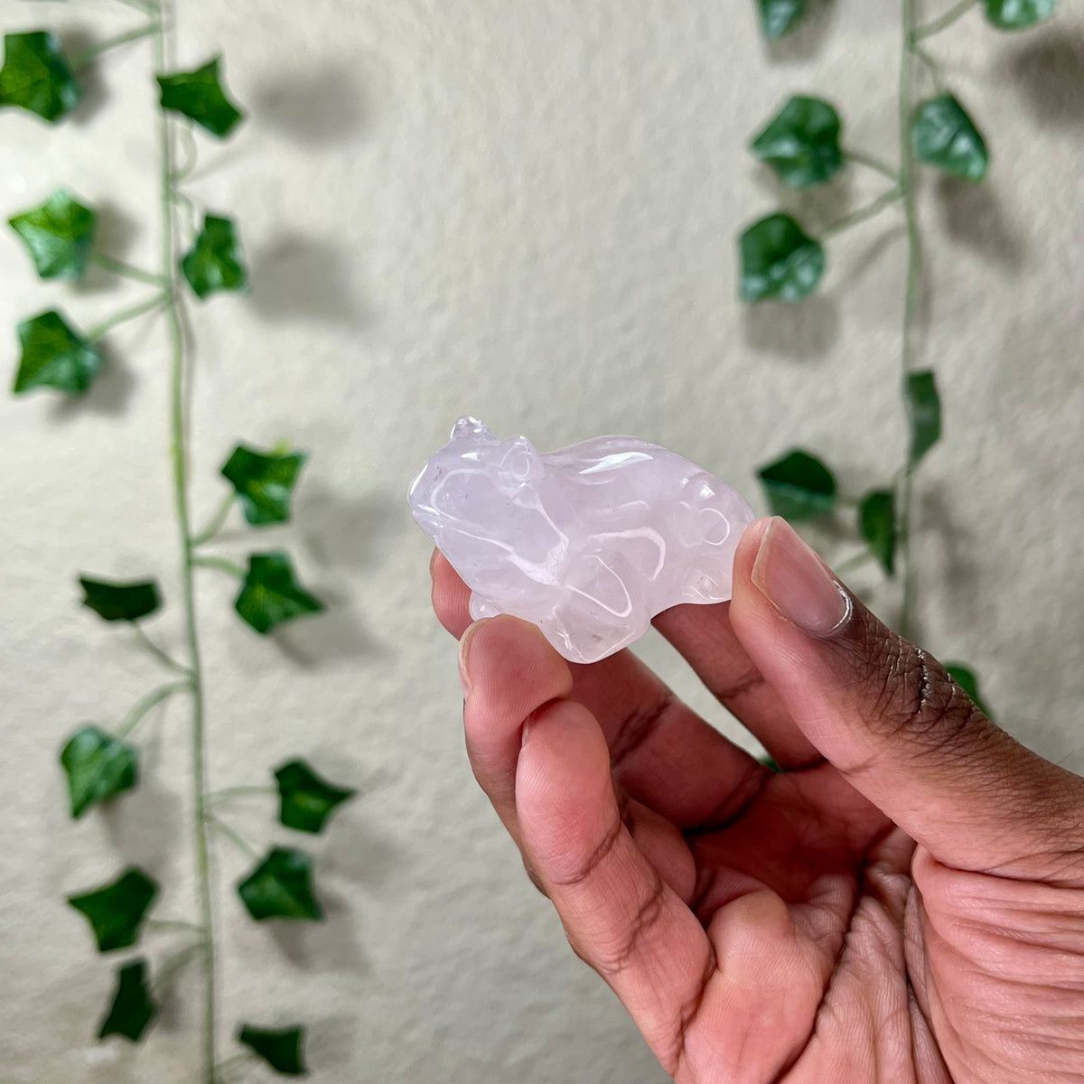 Rose Quartz Frogs