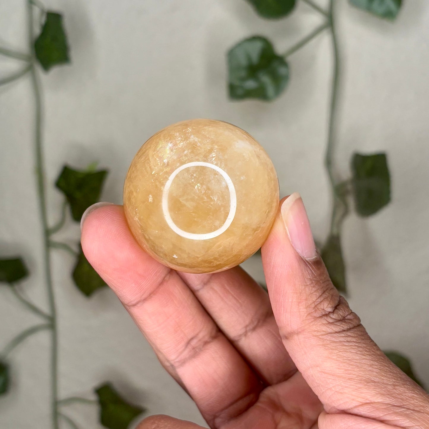 Honey Calcite Spheres