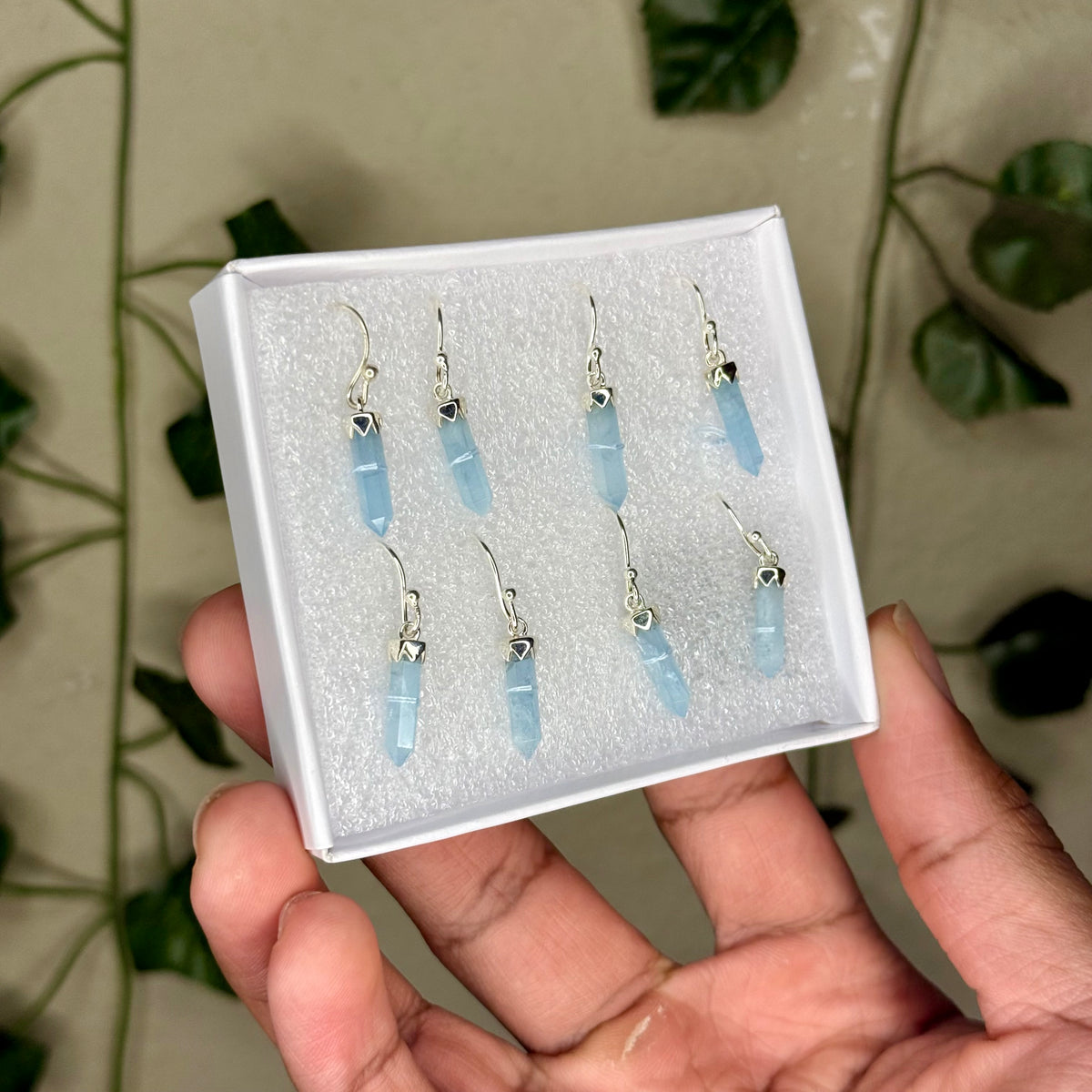 Aquamarine Dangle Earrings