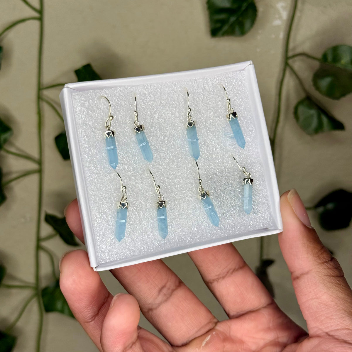 Aquamarine Dangle Earrings