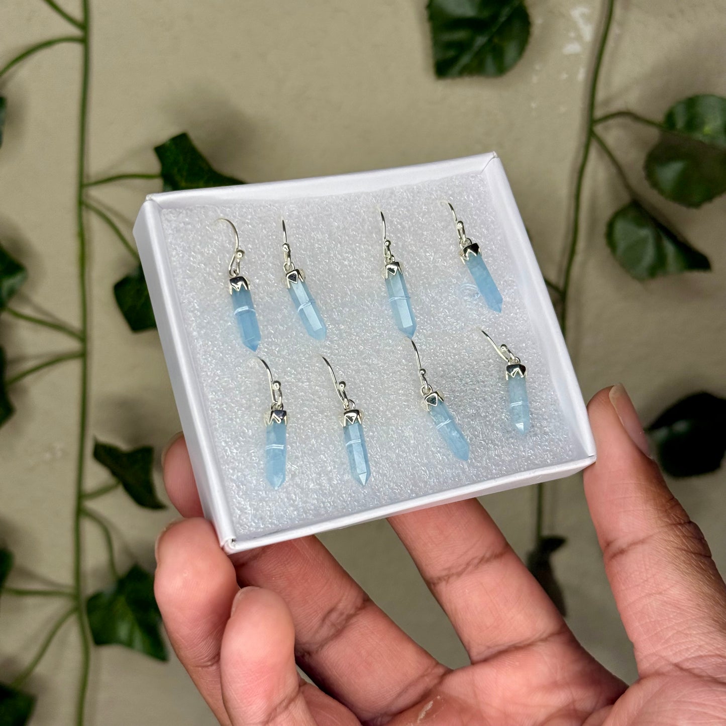 Aquamarine Dangle Earrings