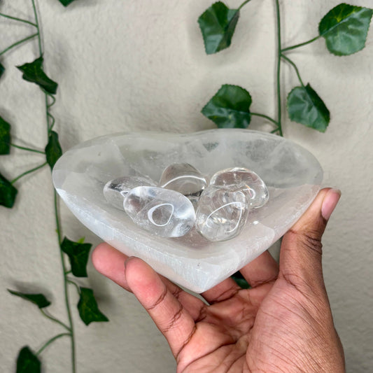 Clear Quartz Tumbles