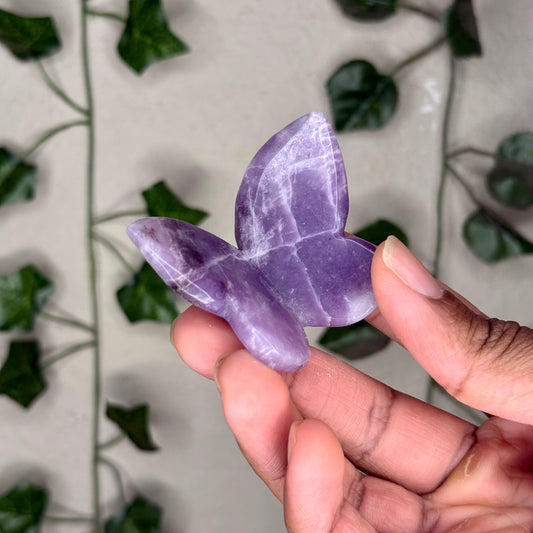 Lepidolite 3D Butterflies