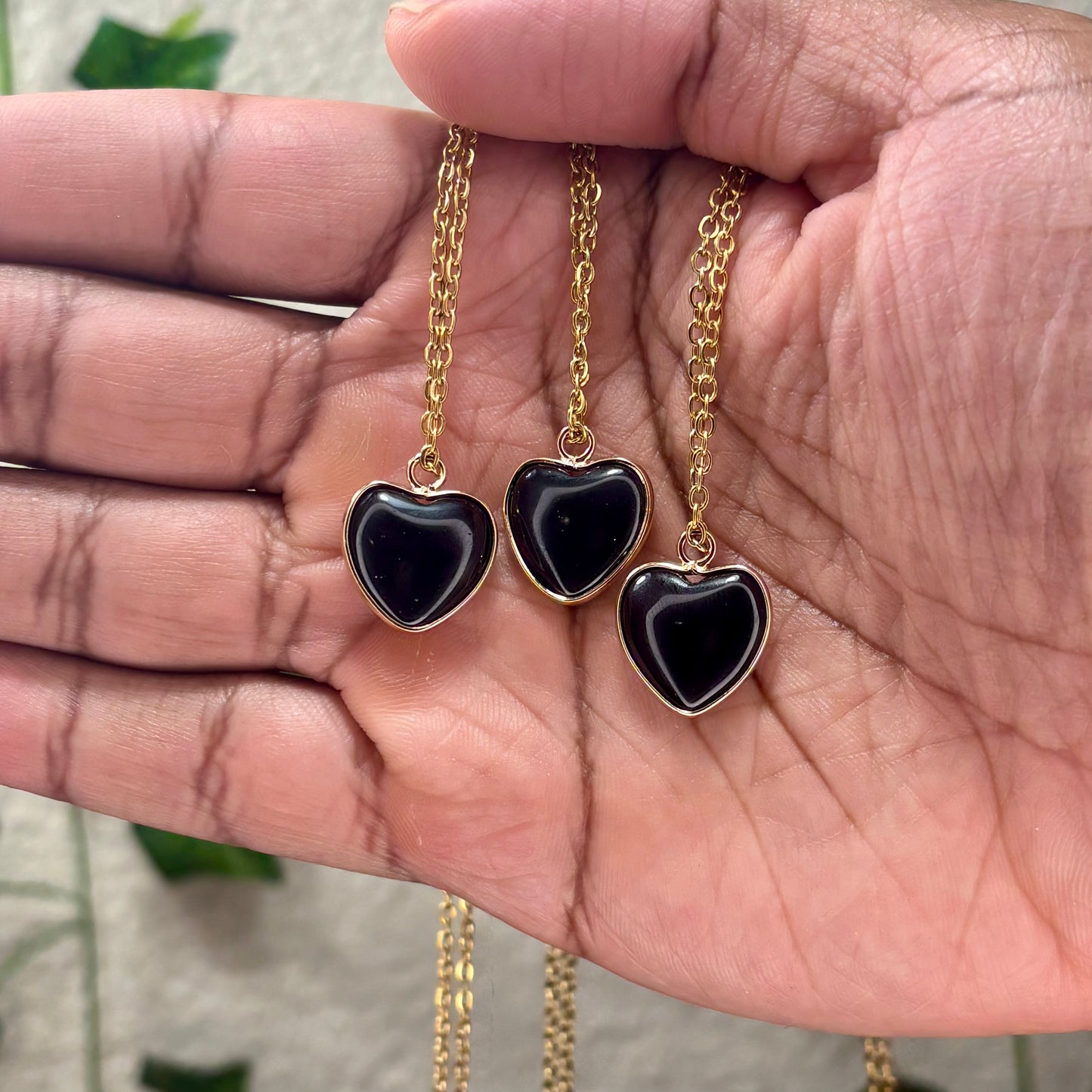 Crystal Heart Necklaces