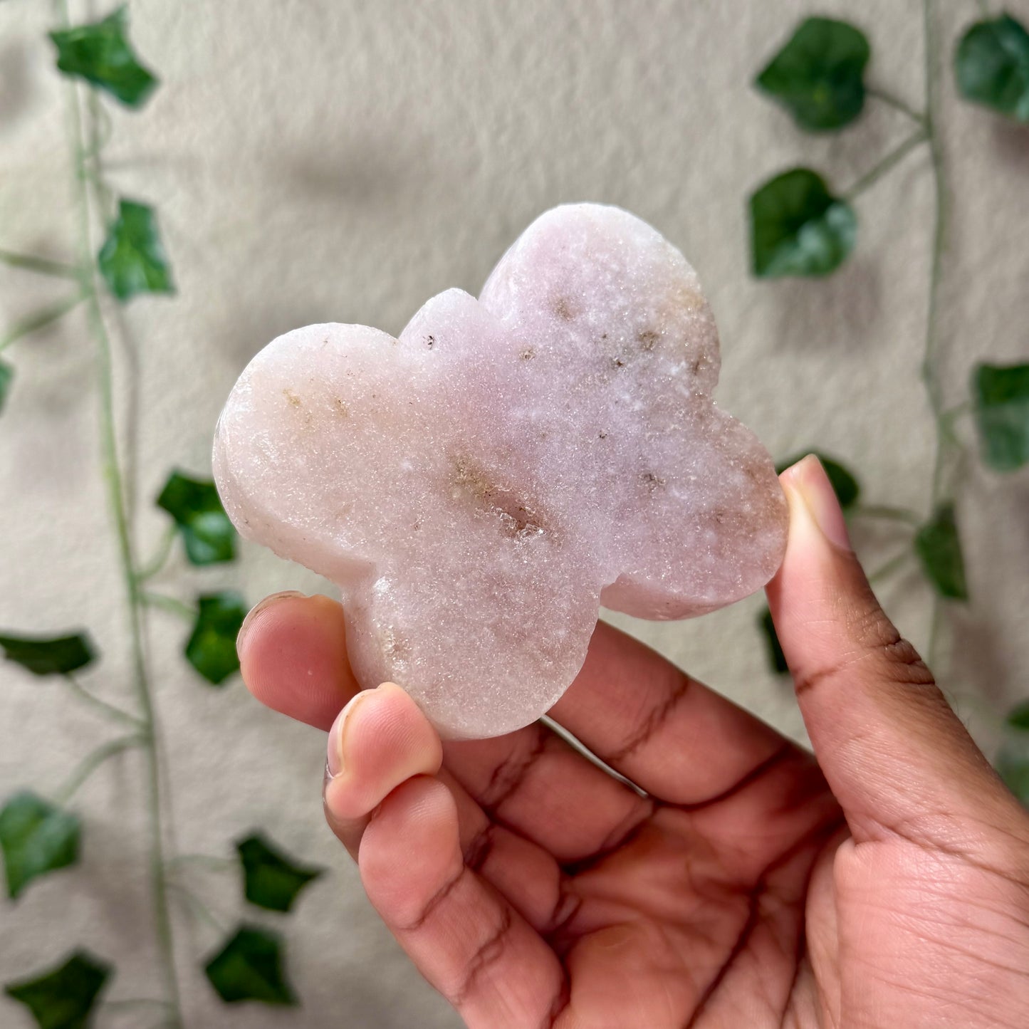 Pink Amethyst Statement Butterfly