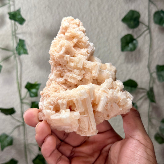 Raw Pink Halite Cluster