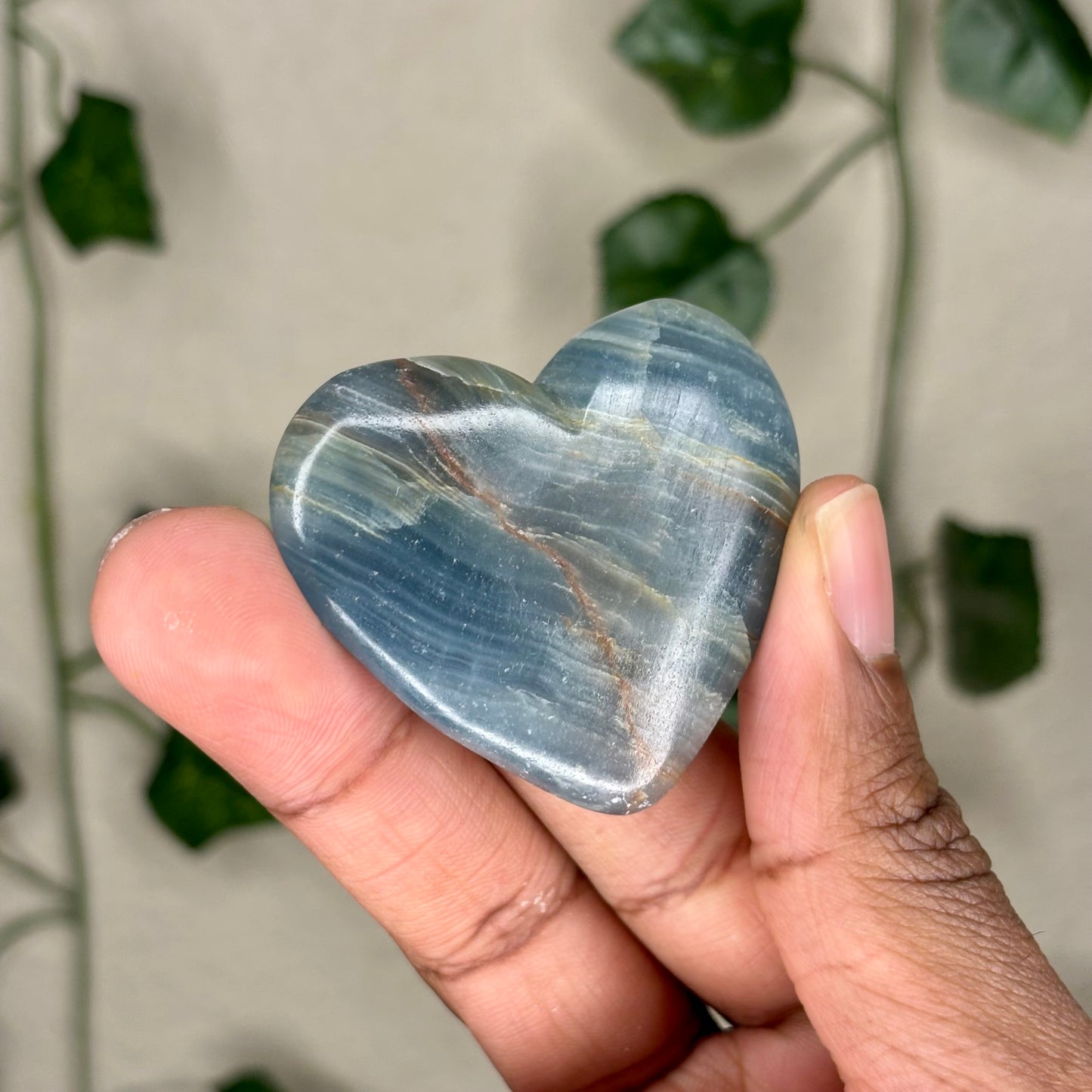 Blue Onyx Hearts