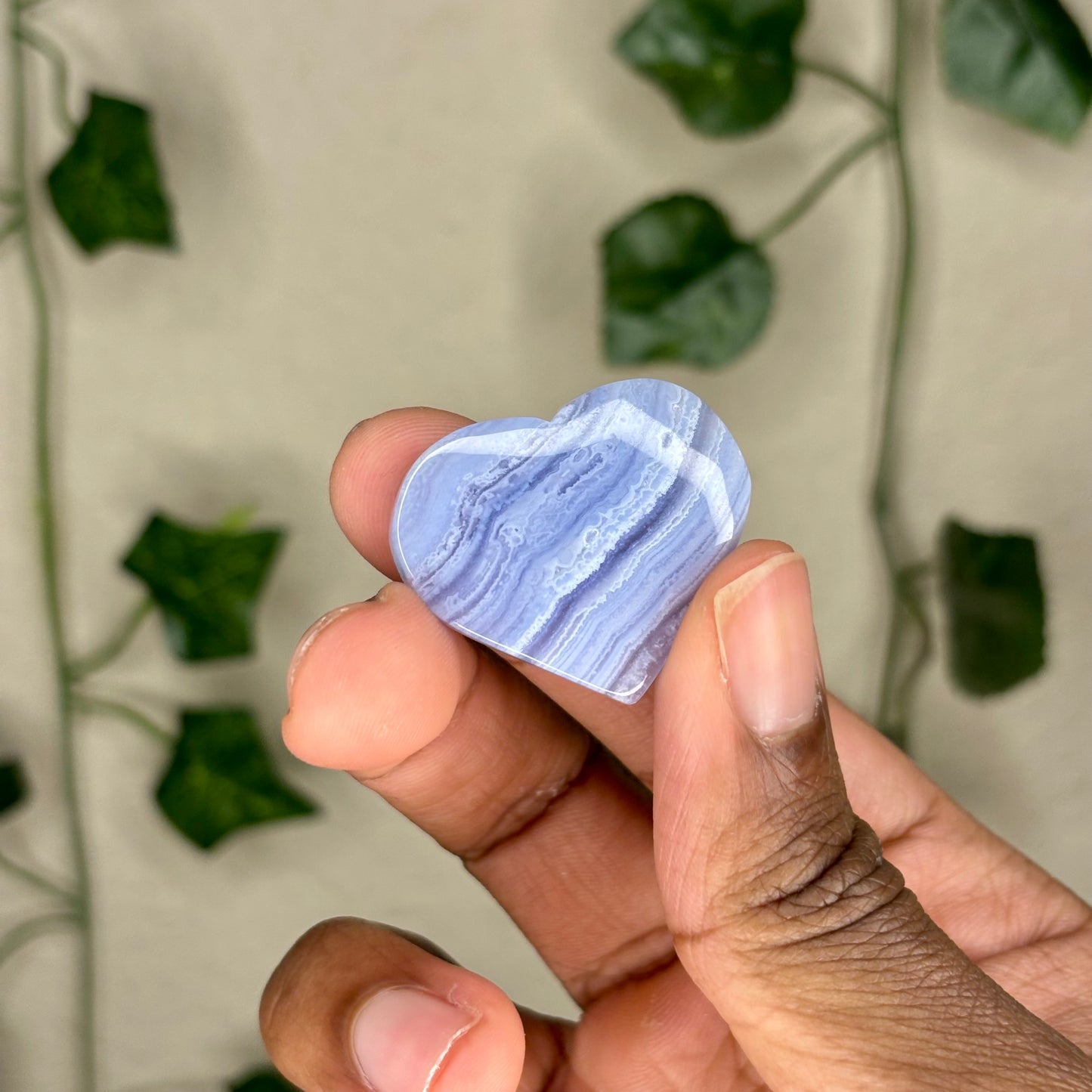 Blue Lace Agate Hearts