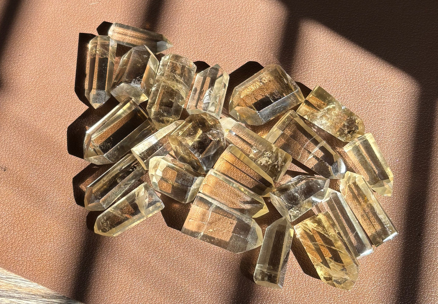 Mini Natural Citrine Towers