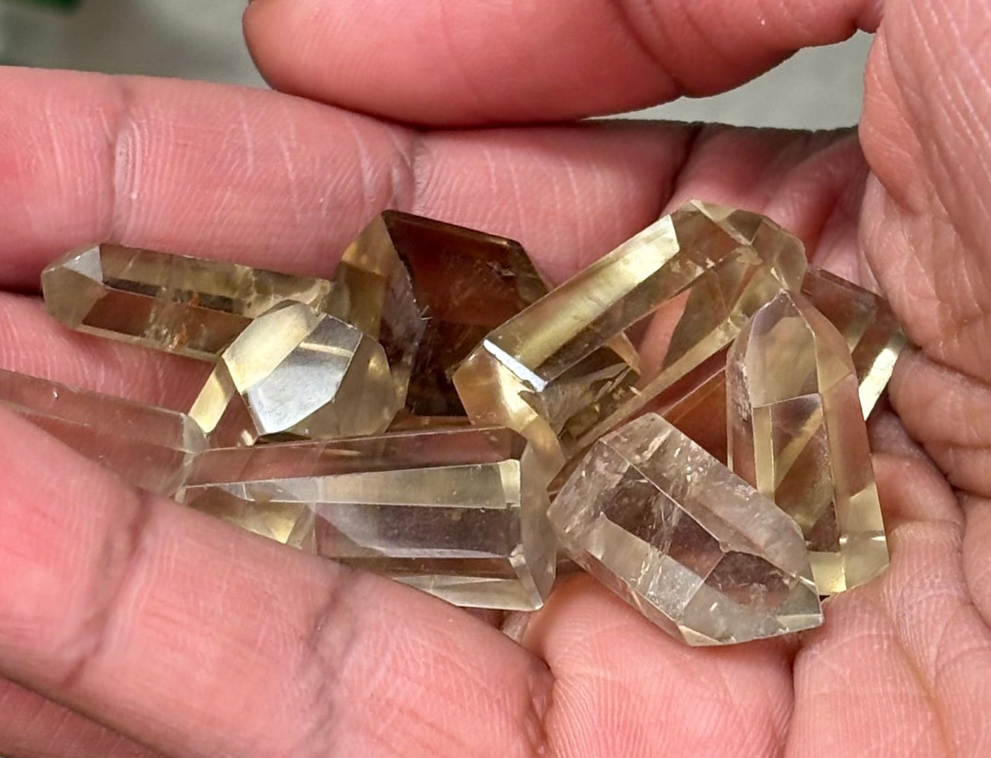 Mini Natural Citrine Towers