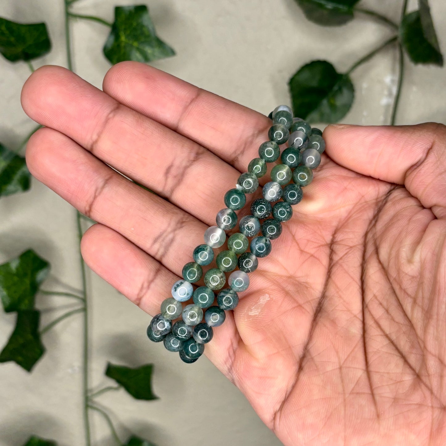 Moss Agate Bracelets