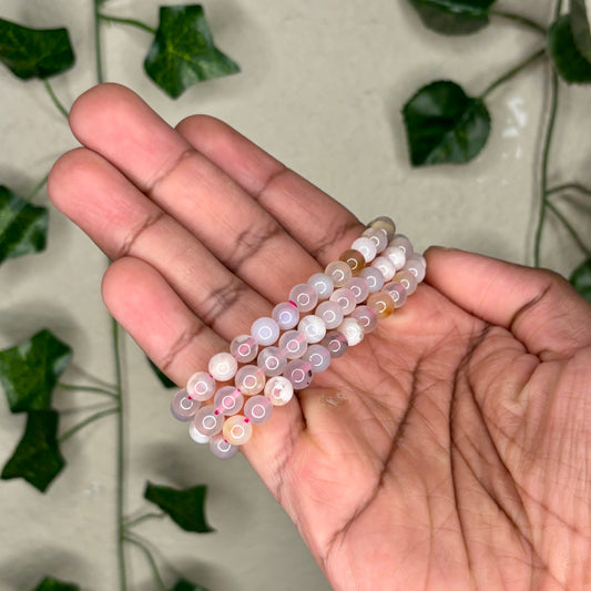 Flower Agate Bracelets