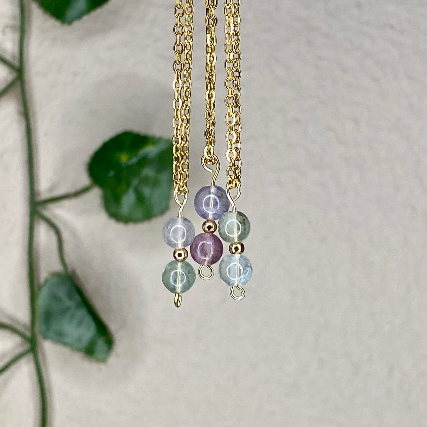 Two Beaded Crystal Necklaces (READ THE DESCRIPTION)