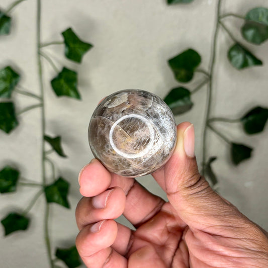 Black Moonstone Spheres