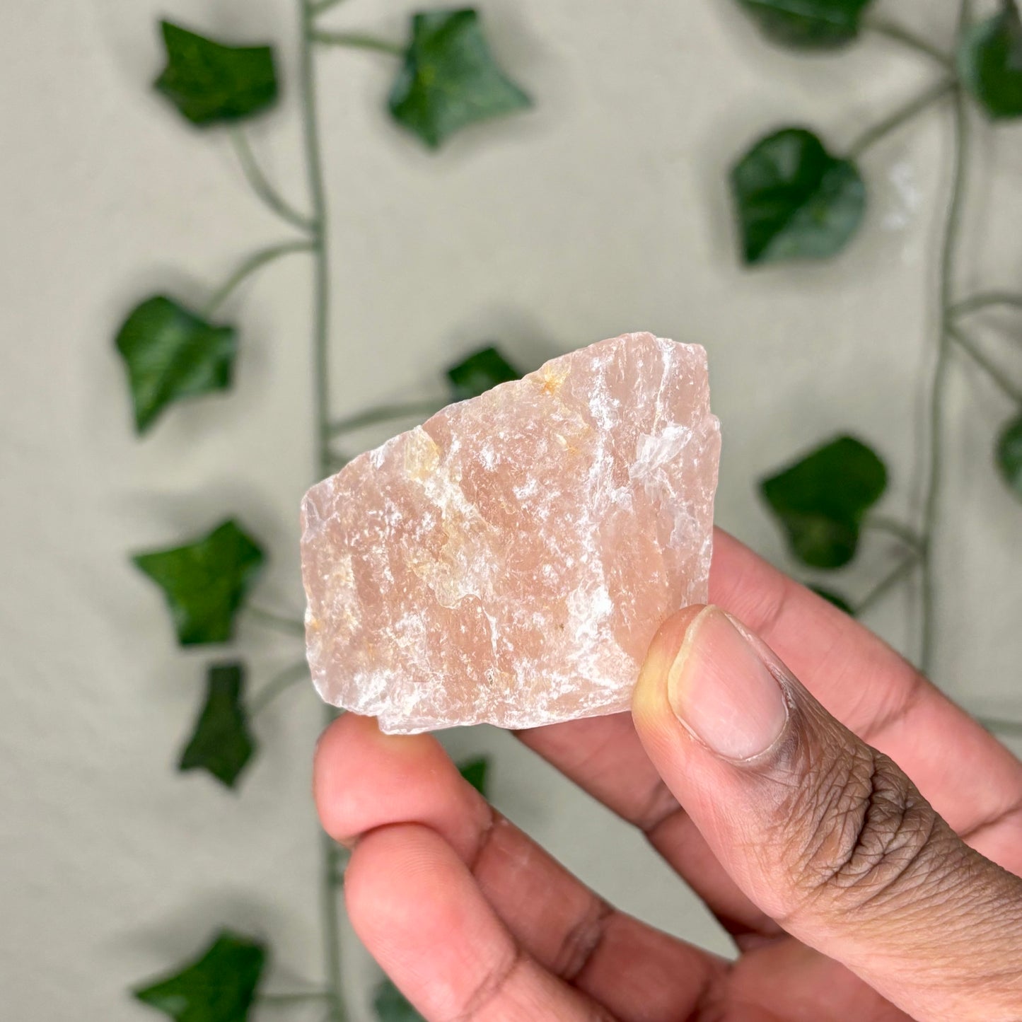 Raw Rose Quartz
