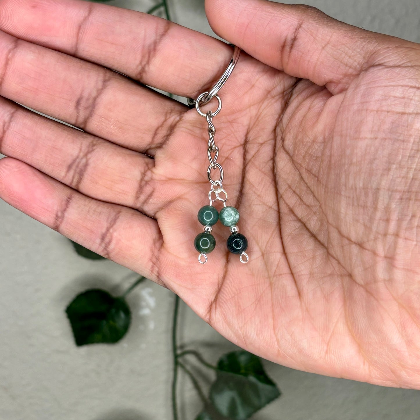 Two Beaded Crystal Keychains (READ THE DESCRIPTION)