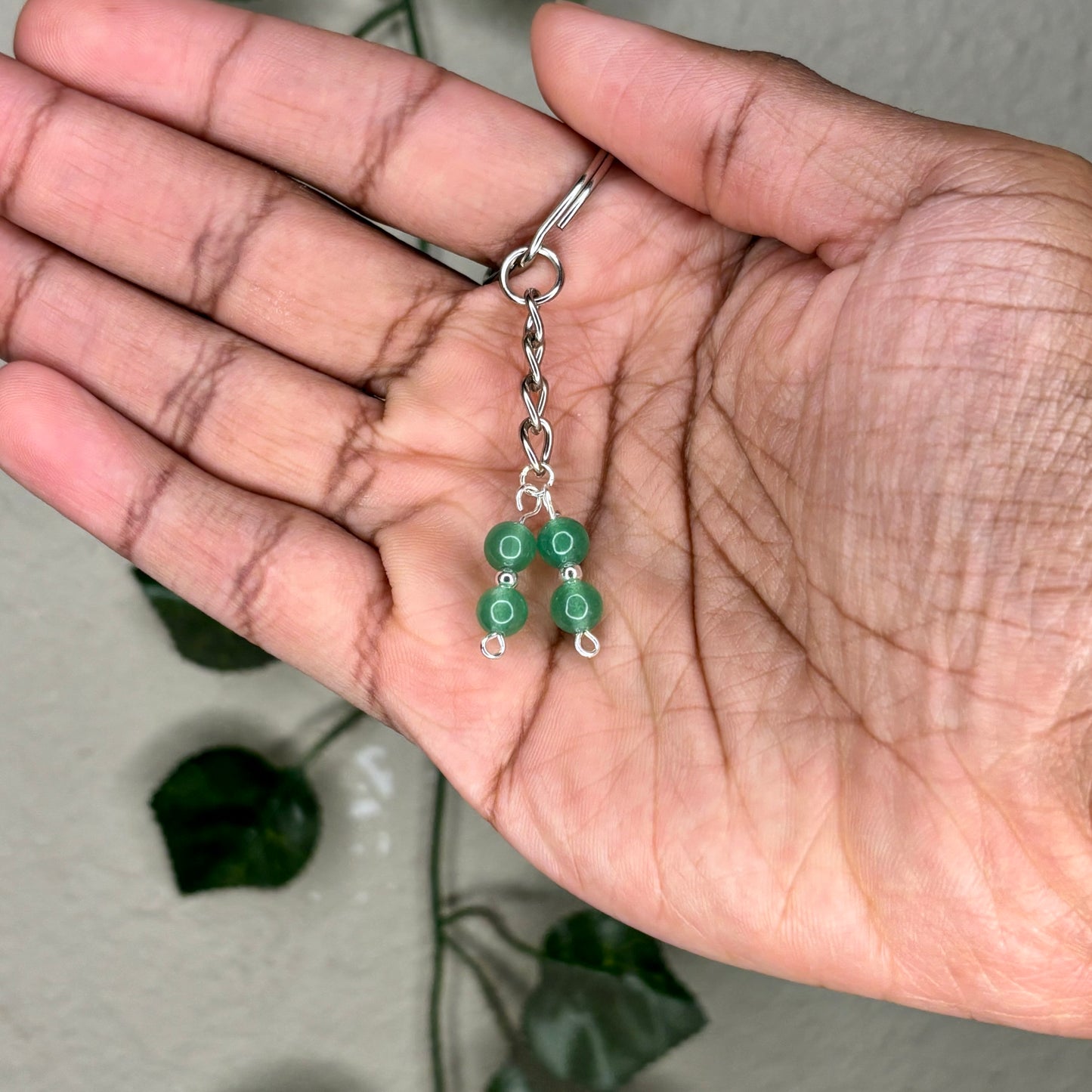 Two Beaded Crystal Keychains (READ THE DESCRIPTION)
