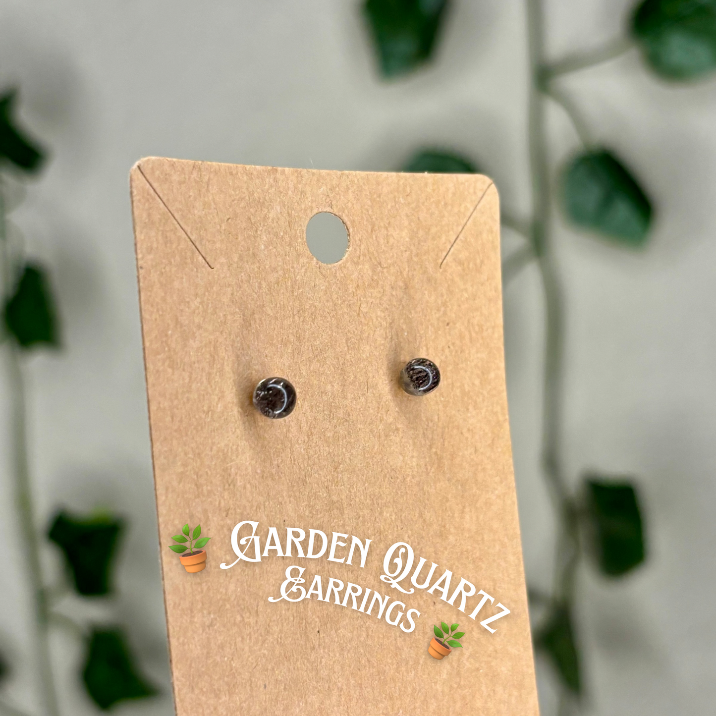 Garden Quartz Stud Earrings