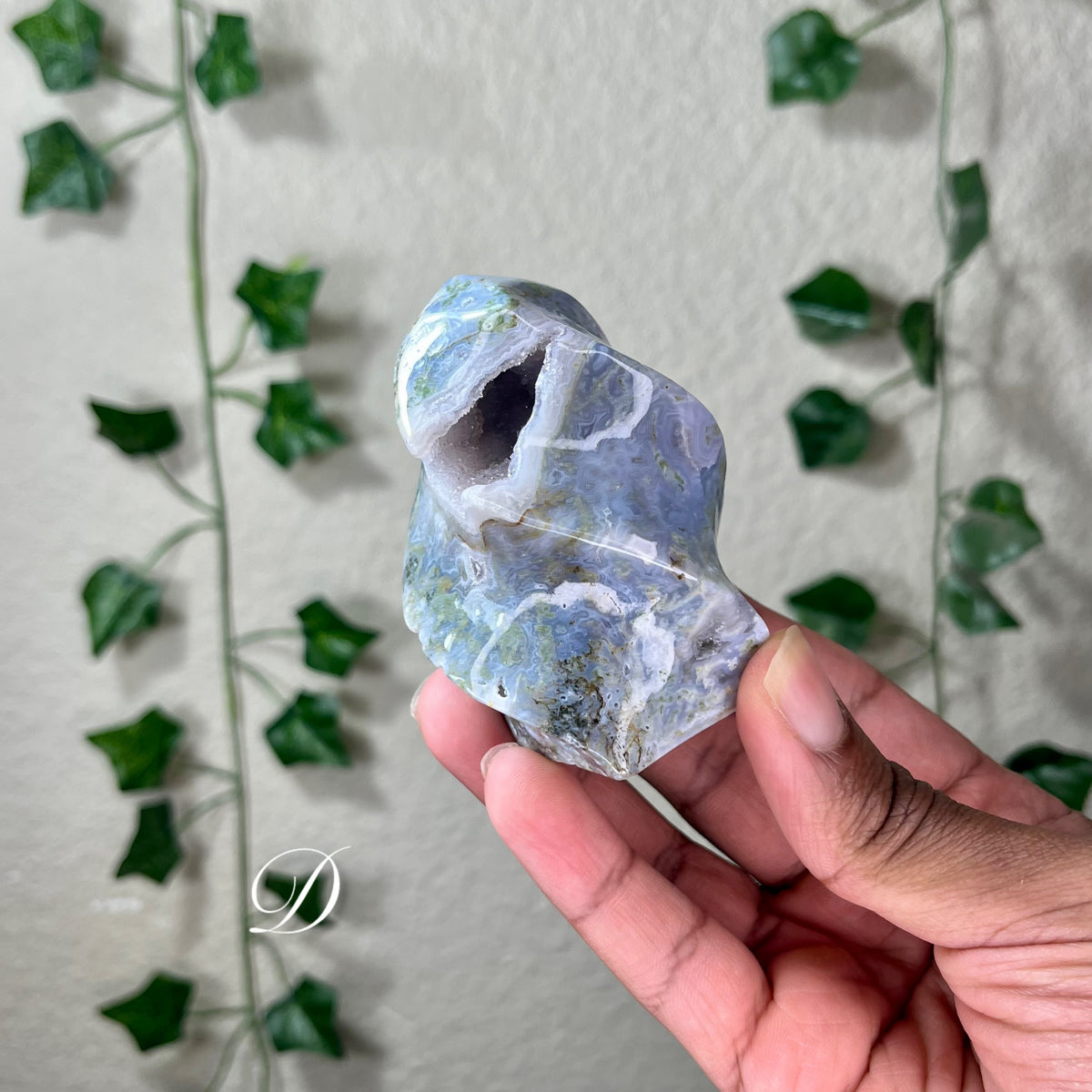 Moss Agate Flames