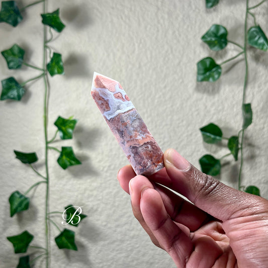 Cotton Candy Agate Towers