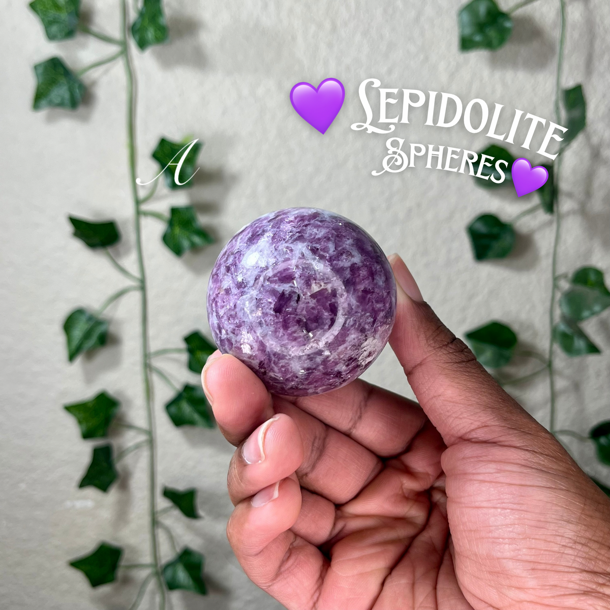 Lepidolite Spheres