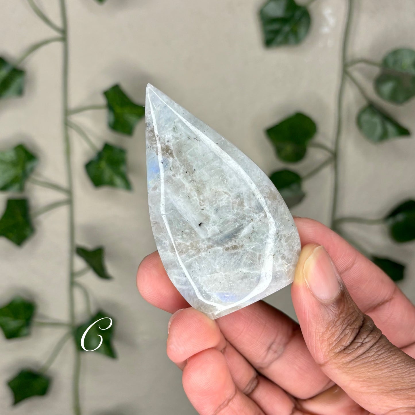 Rainbow Moonstone Flames