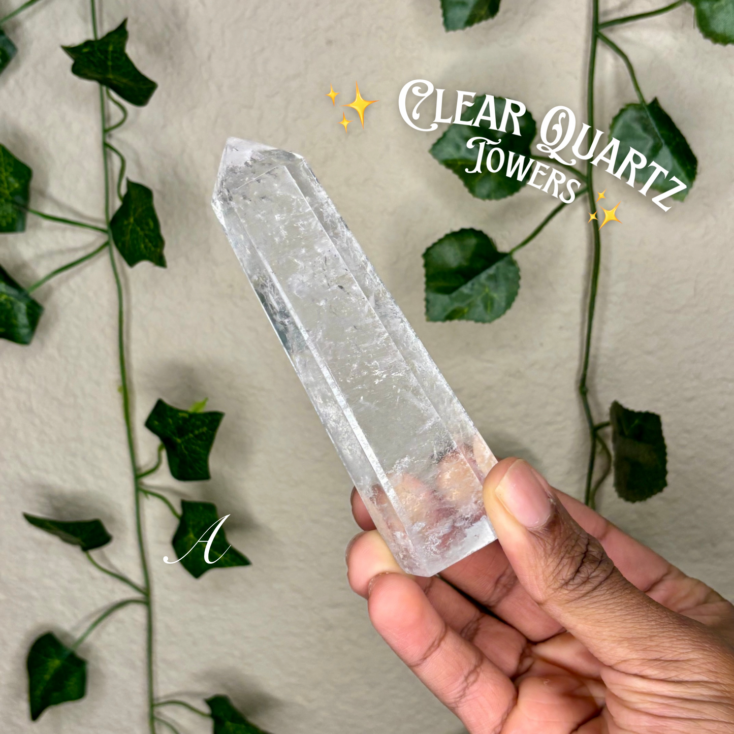 Clear Quartz Towers
