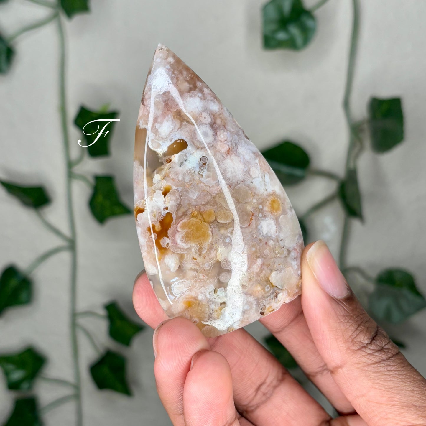 Flower Agate Flames