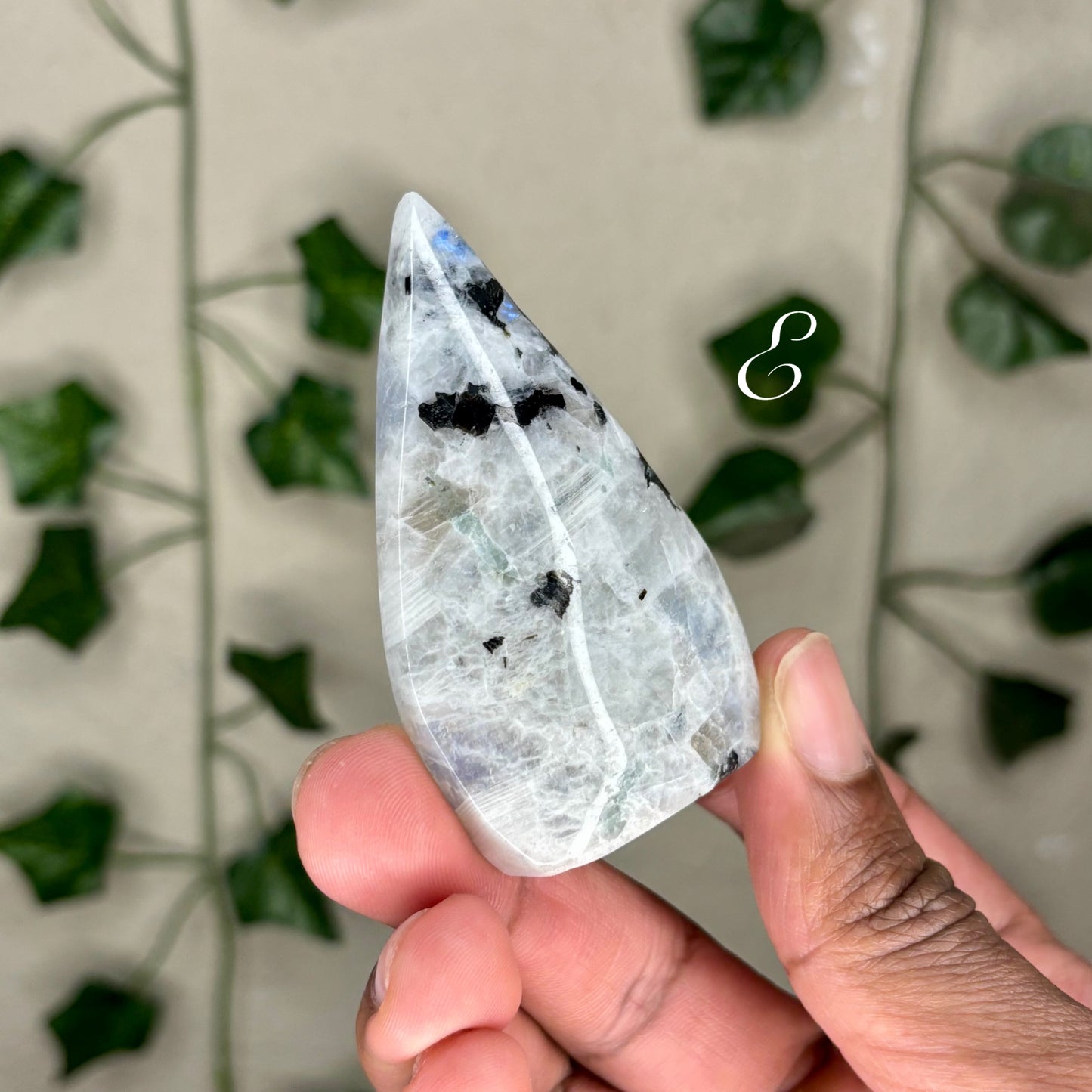 Rainbow Moonstone Flames