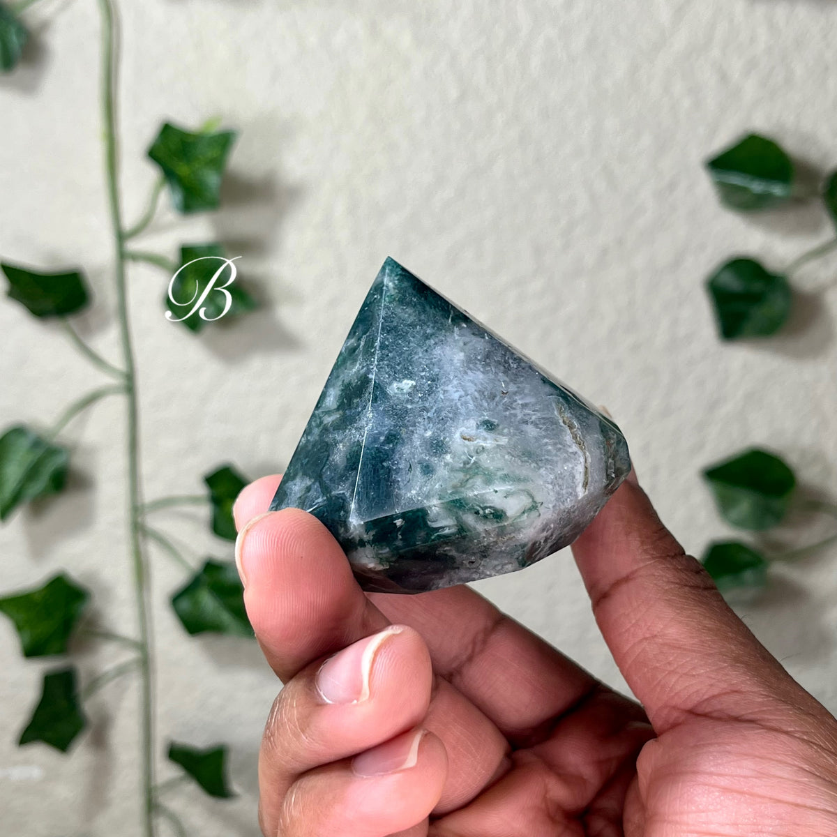 Moss Agate Diamonds