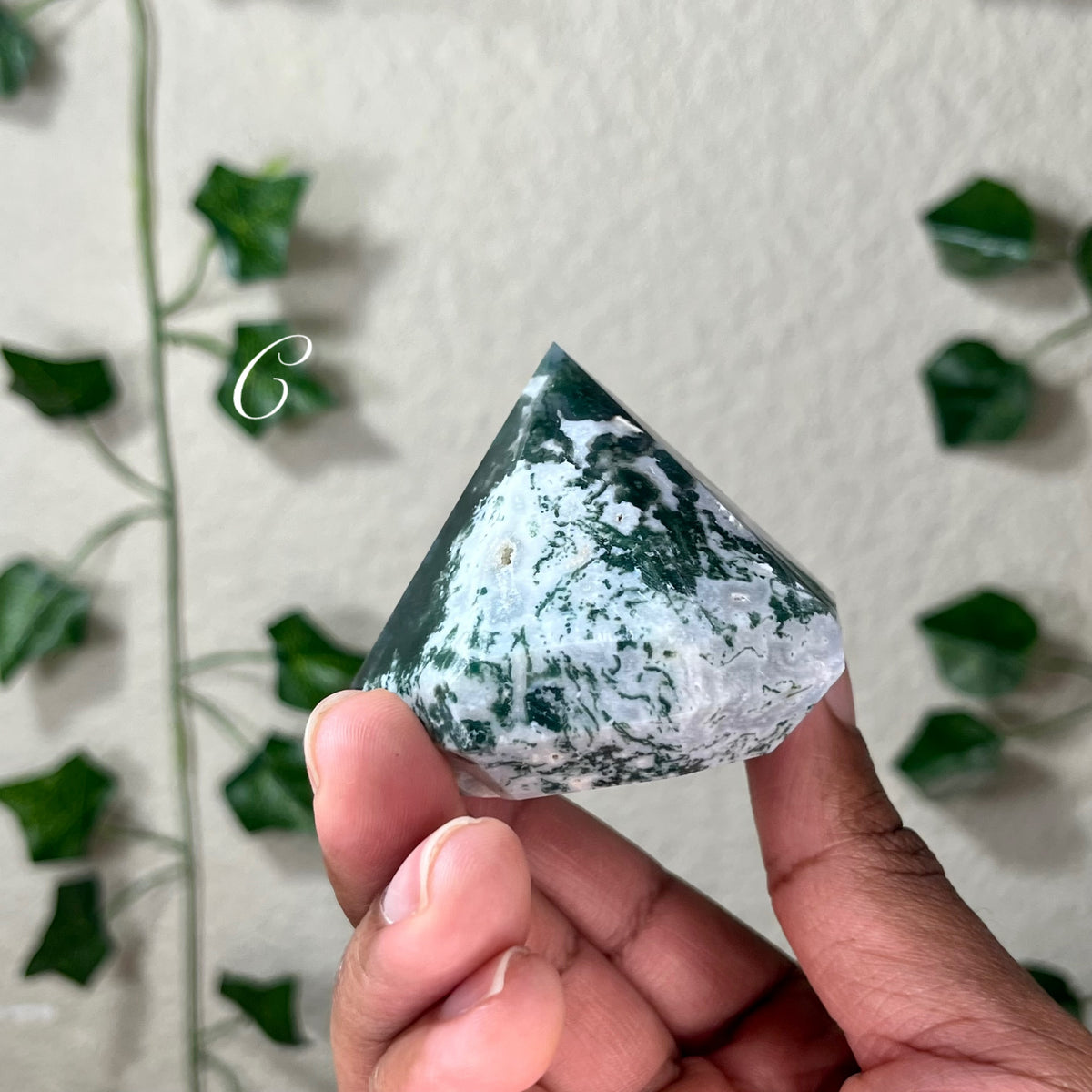 Moss Agate Diamonds