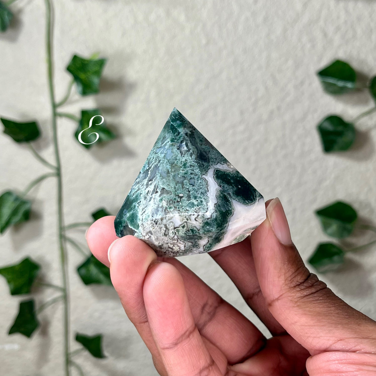 Moss Agate Diamonds