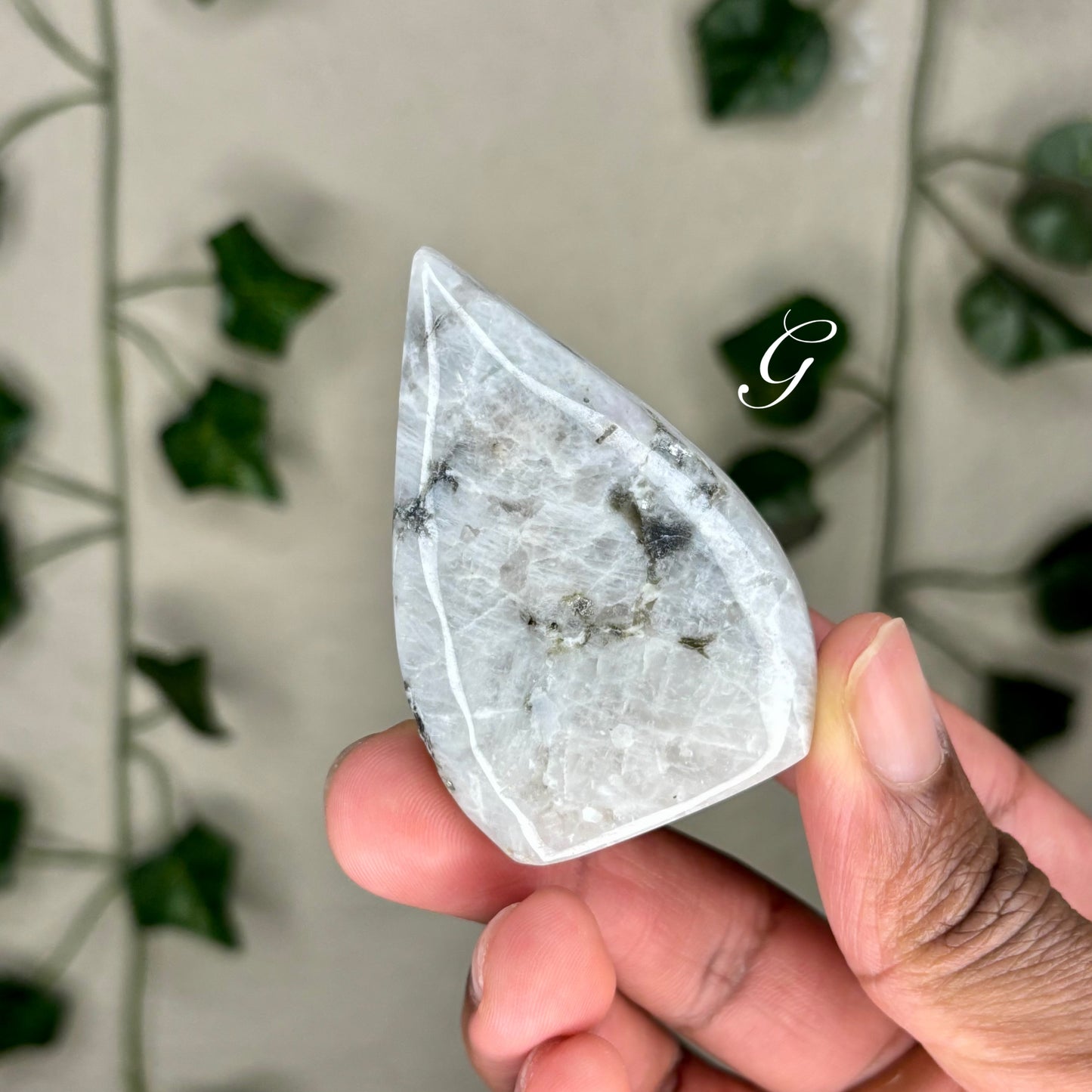 Rainbow Moonstone Flames