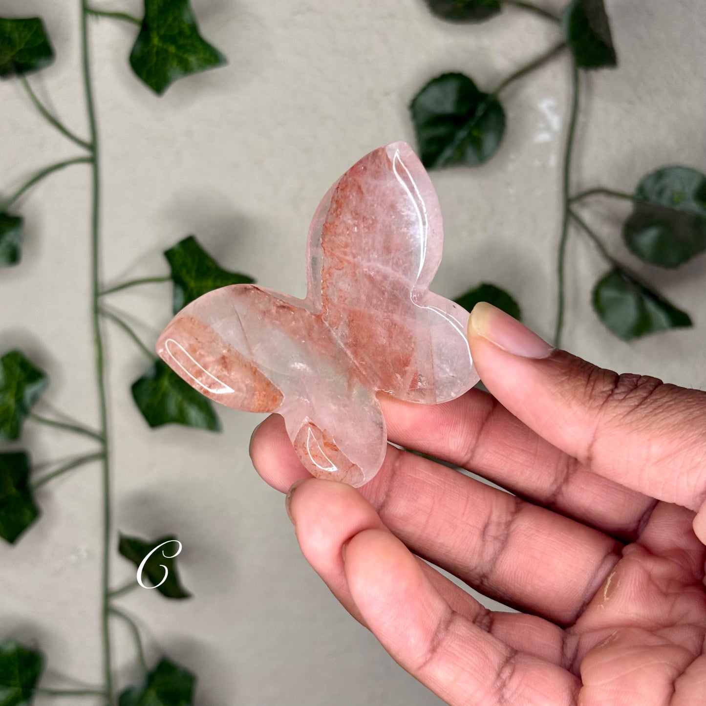 Fire Quartz 3D Butterflies