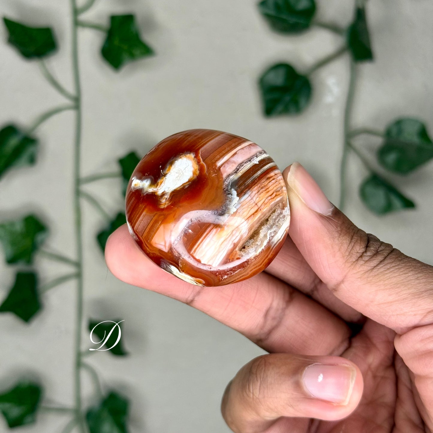 Carnelian Palm Stones