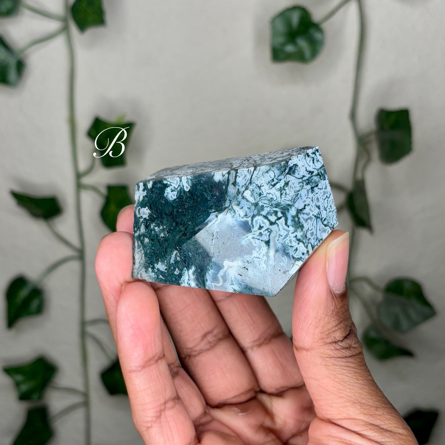 Moss Agate Freeforms